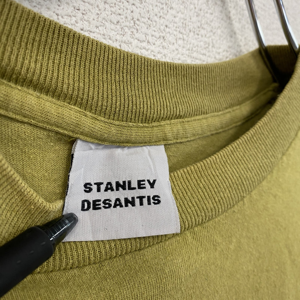 90s　STANLEY DESANYIS　ブーブーベア　半袖プリントTシャツ　ヴィンテージ　カーキ　Lサイズ