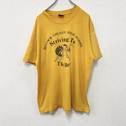 ～90s　SCREEN STARS　半袖プリントTシャツ　Bee　蜂　シングルステッチ　黄色　イエロー　XLサイズ