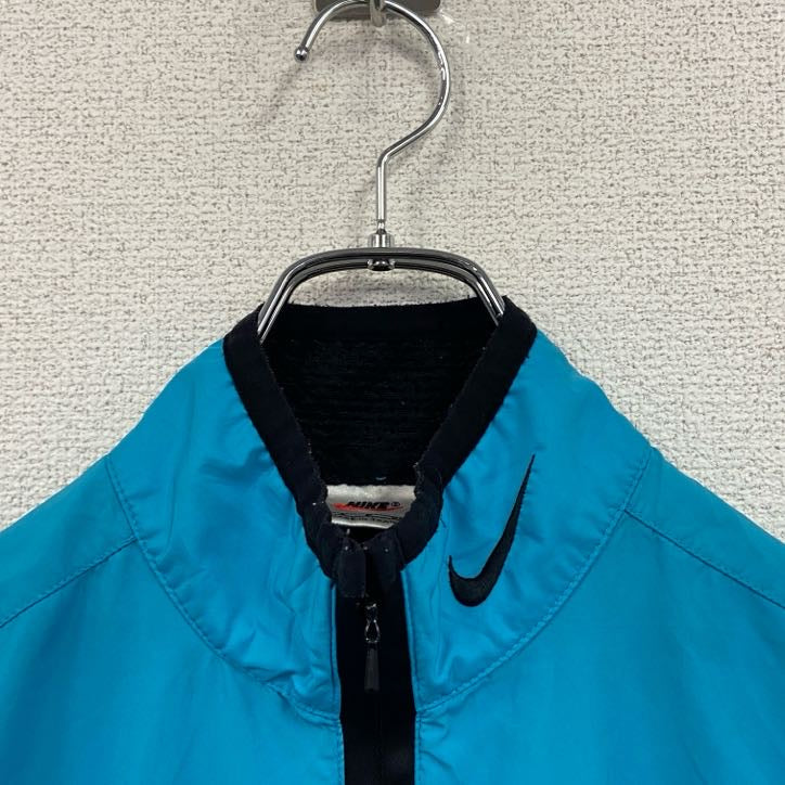 90s　NIKE　ナイキ　ハーフジッププルオーバージャケット　ヴィンテージ　水色　ライトブルー　Sサイズ