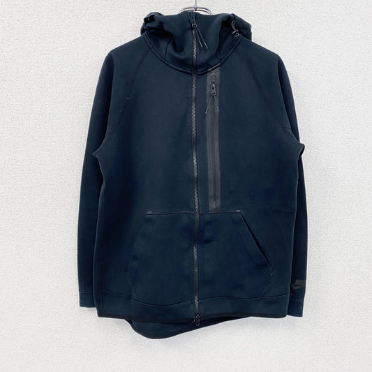 NIKE　ナイキ　フルジップパーカー/フーディー　ハイネック　スウッシュ　黒　ブラック　Lサイズ