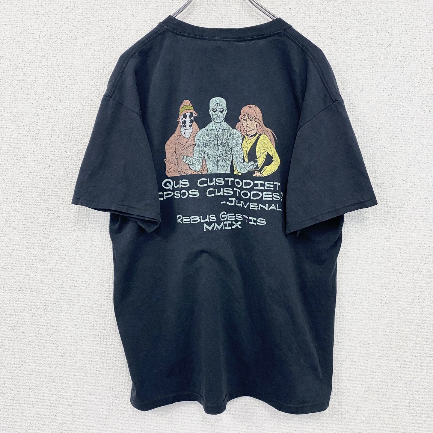00s　JERZEES　ジャージーズ　Watchmen　ウォッチメン　半袖Tシャツ　ムービーT　黒　ブラック　Lサイズ