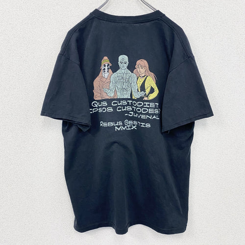 00s　JERZEES　ジャージーズ　Watchmen　ウォッチメン　半袖Tシャツ　ムービーT　黒　ブラック　Lサイズ