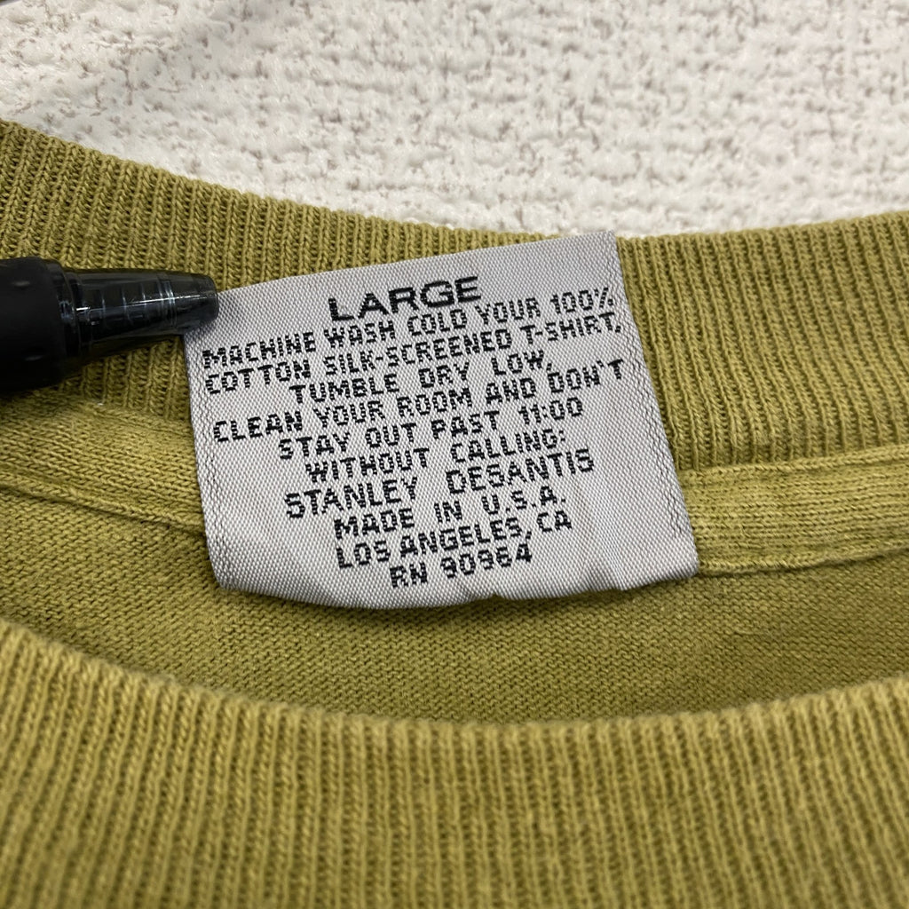90s　STANLEY DESANYIS　ブーブーベア　半袖プリントTシャツ　ヴィンテージ　カーキ　Lサイズ