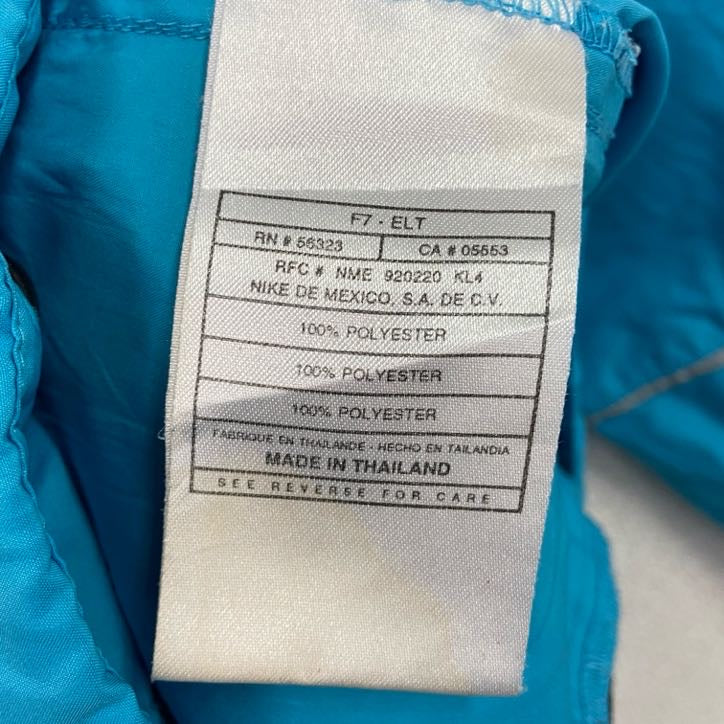 90s　NIKE　ナイキ　ハーフジッププルオーバージャケット　ヴィンテージ　水色　ライトブルー　Sサイズ