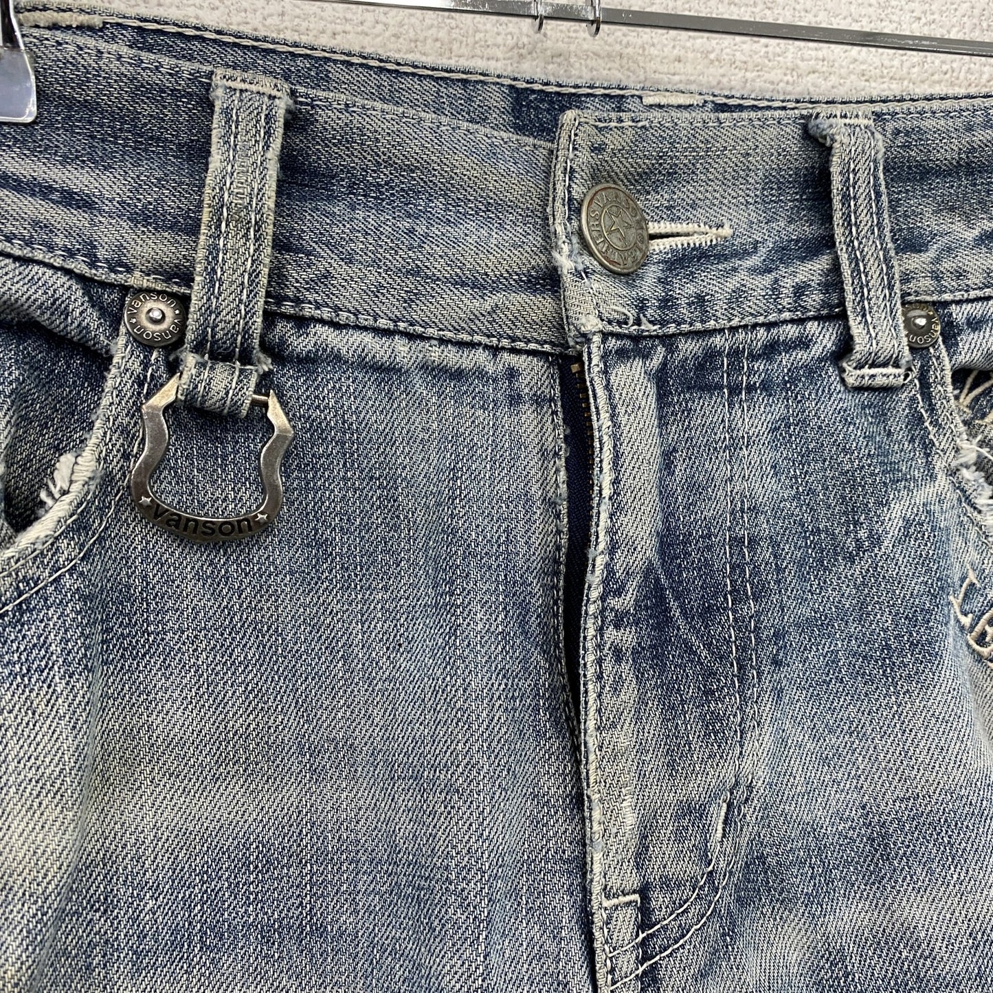 VANSON　バンソン　ハーフデニムパンツ/ショートパンツ　インディゴ　30サイズ