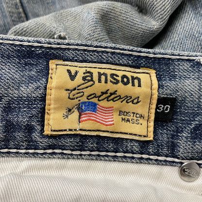 VANSON　バンソン　ハーフデニムパンツ/ショートパンツ　インディゴ　30サイズ