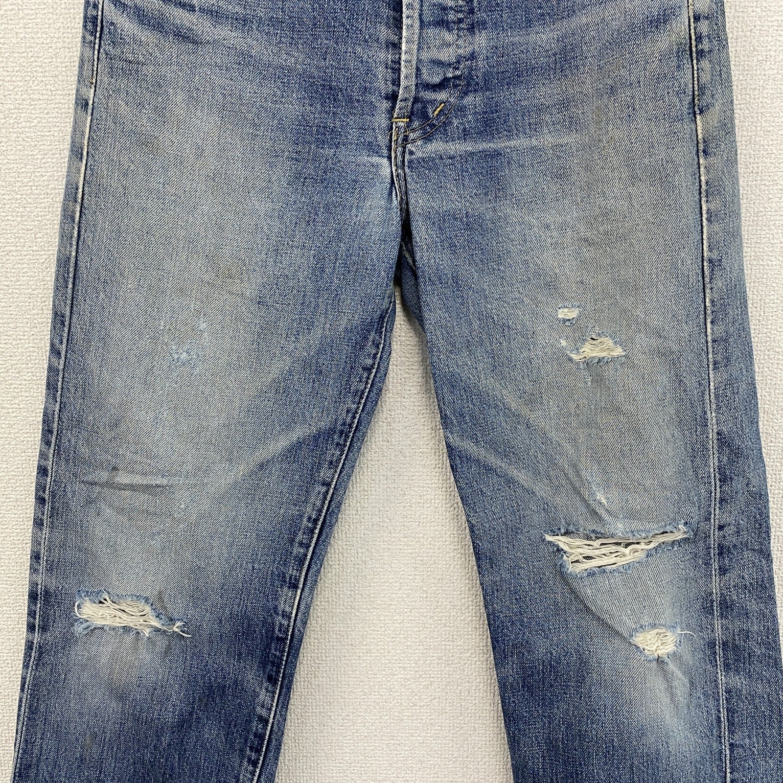 Levi’s　リーバイス　503B　ダメージデニムパンツ/ジーンズ　ボタンフライ　縦落ち　インディゴ　W30サイズ