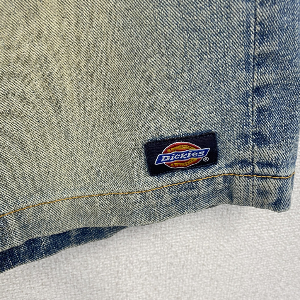 Dickies　ディッキーズ　デニムハーフパンツ/ショートパンツ　縦落ち　インディゴ　XLサイズ