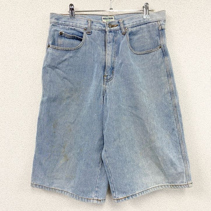 GUESS JEANS　ゲスジーンズ　ハーフデニムパンツ/ショートパンツ　インディゴ　W32サイズ