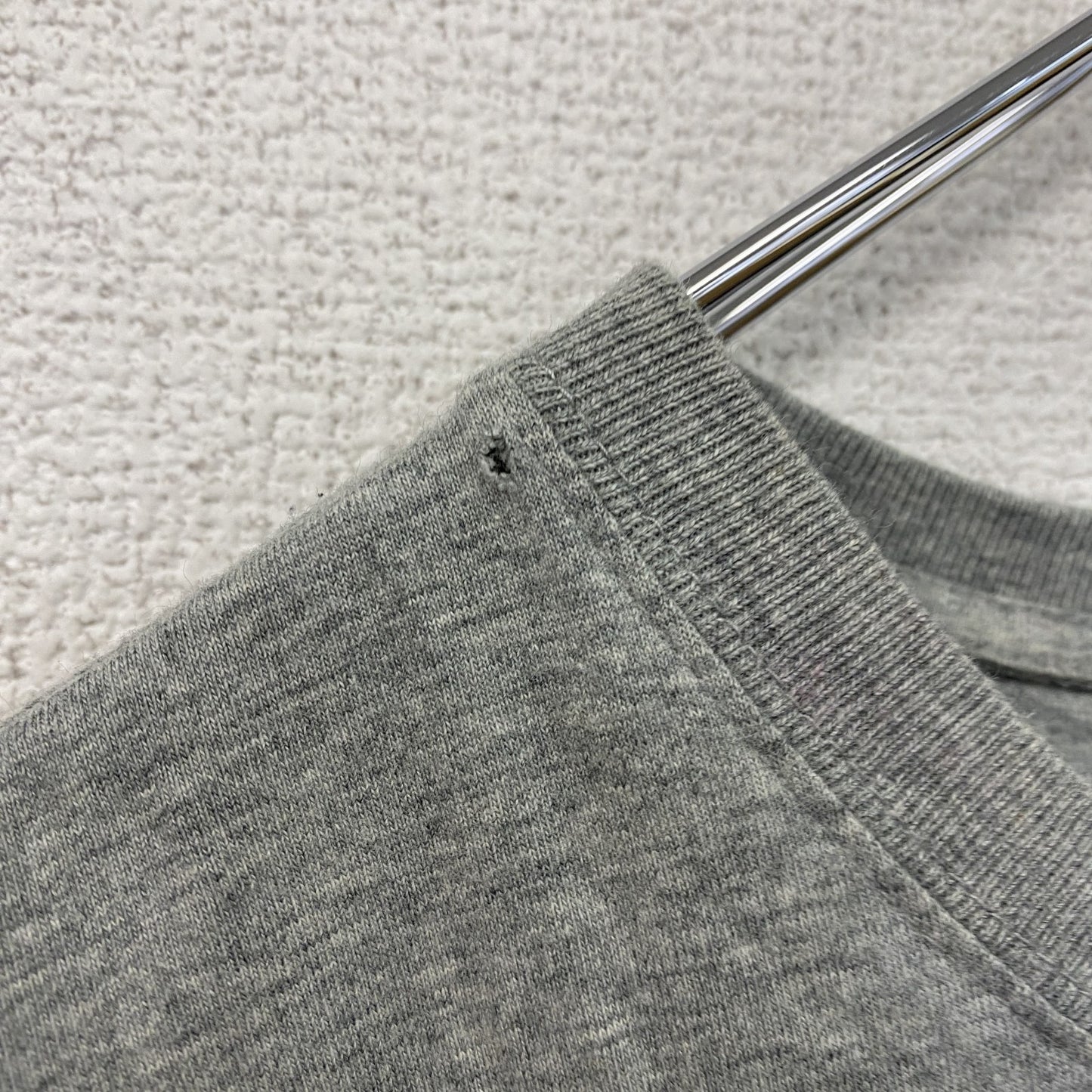QUIKSILVER　クイックシルバー　半袖プリントTシャツ　灰色　グレー　Mサイズ