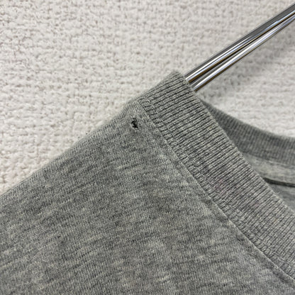 QUIKSILVER　クイックシルバー　半袖プリントTシャツ　灰色　グレー　Mサイズ