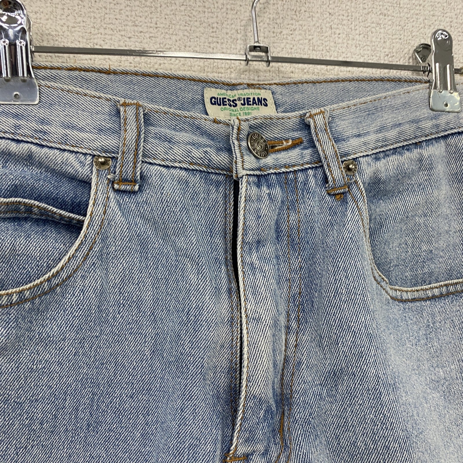 GUESS JEANS　ゲスジーンズ　ハーフデニムパンツ/ショートパンツ　インディゴ　W32サイズ