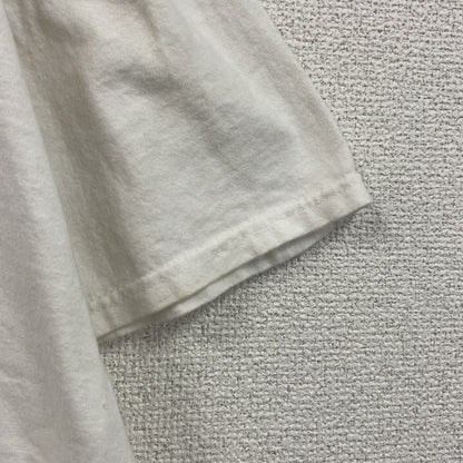 00s　FRUIT OF THE LOOM　誰やねん　半袖プリントTシャツ　ヴィンテージ　白　ホワイト　XLサイズ
