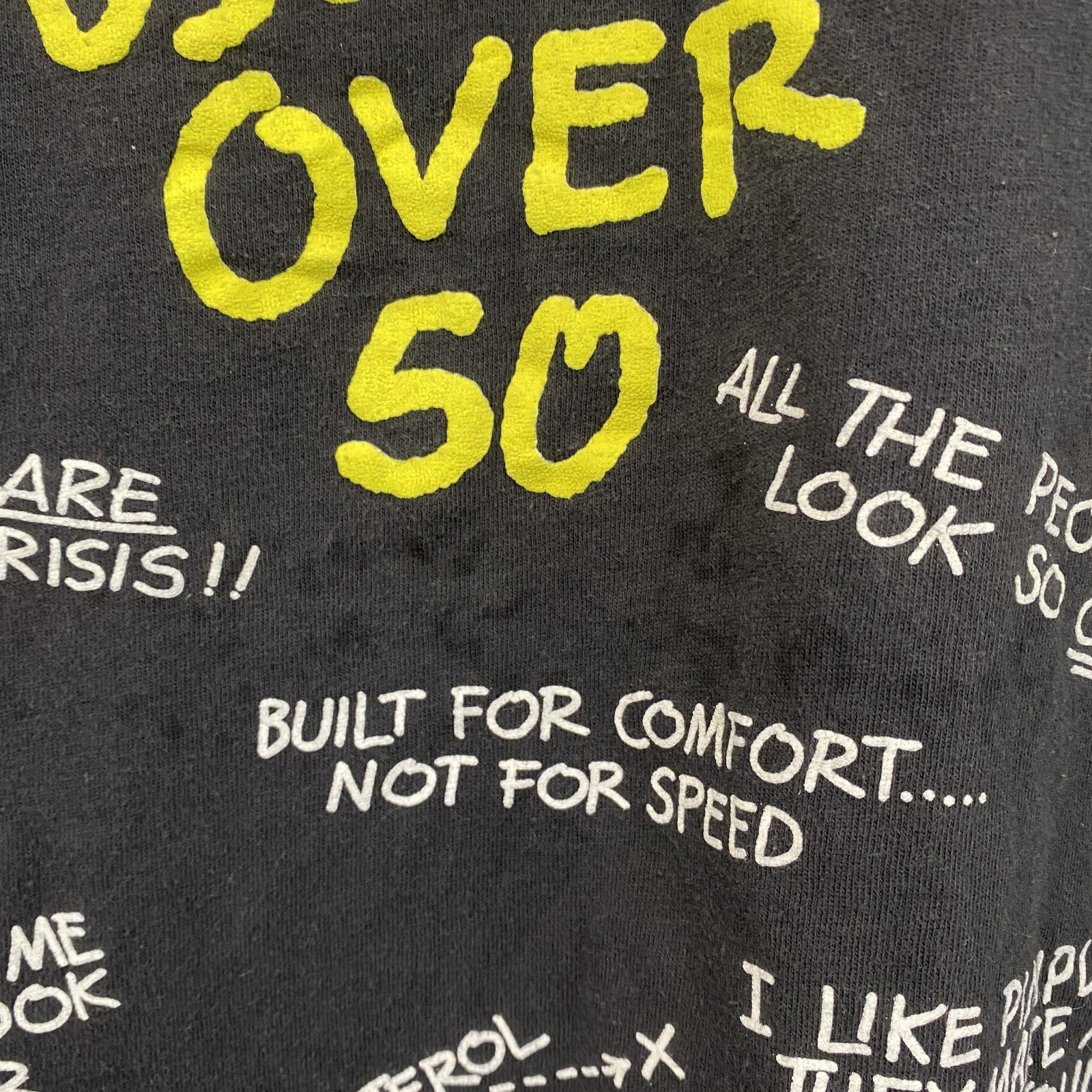 90s～　Laid back　半袖両面プリントTシャツ　ヴィンテージ　シングルステッチ　黒　ブラック　XLサイズ