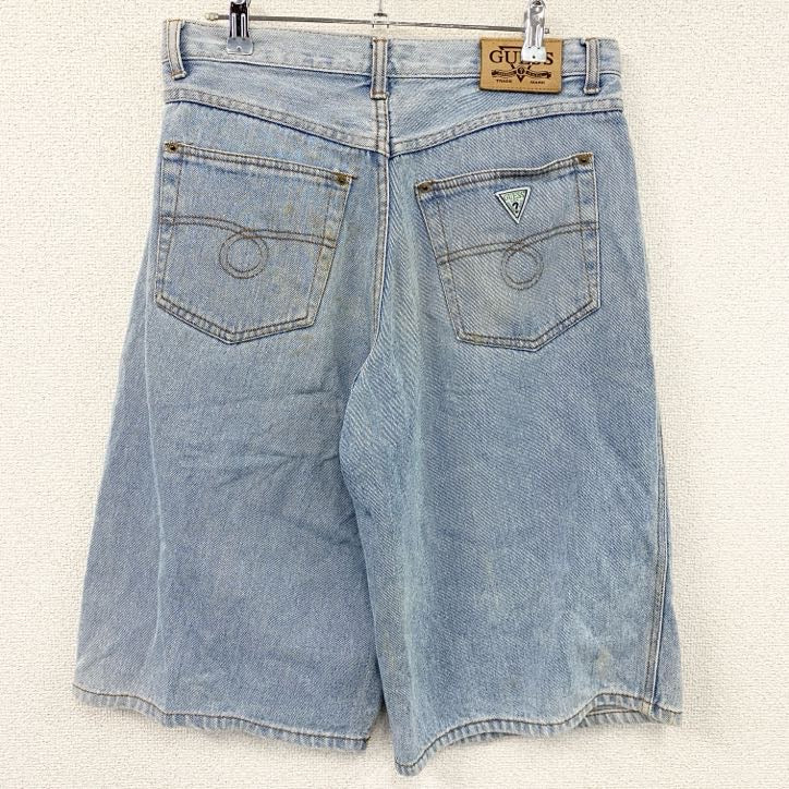 GUESS JEANS　ゲスジーンズ　ハーフデニムパンツ/ショートパンツ　インディゴ　W32サイズ