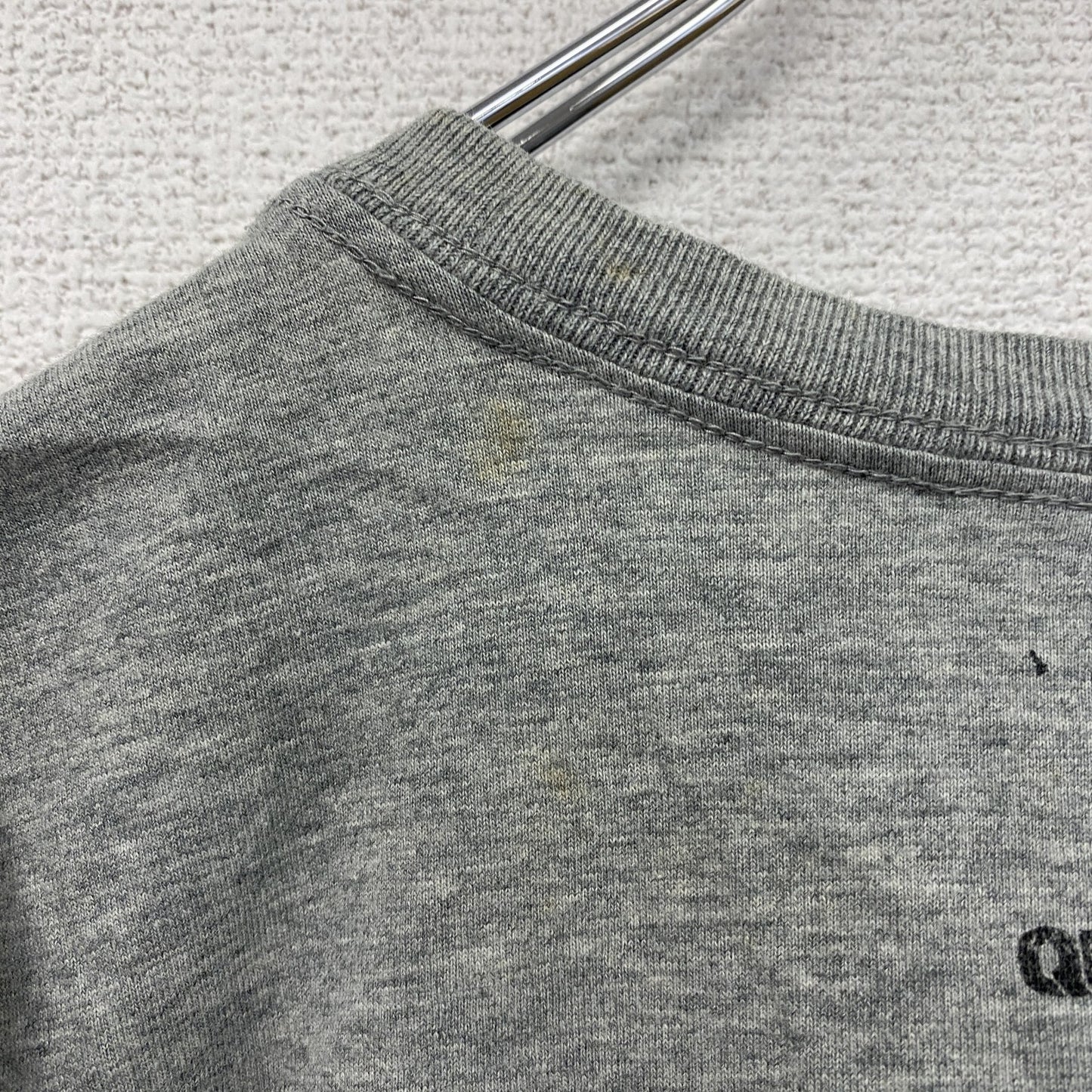 QUIKSILVER　クイックシルバー　半袖プリントTシャツ　灰色　グレー　Mサイズ