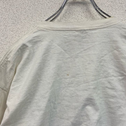 00s　FRUIT OF THE LOOM　誰やねん　半袖プリントTシャツ　ヴィンテージ　白　ホワイト　XLサイズ