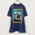 STEP BROTHERS　俺たちステップブラザース　半袖ムービープリントTシャツ　紺色　ネイビー　Lサイズ