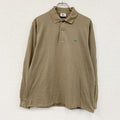 LACOSTE　ラコステ　長袖ポロシャツ　茶色　ブラウン　5サイズ