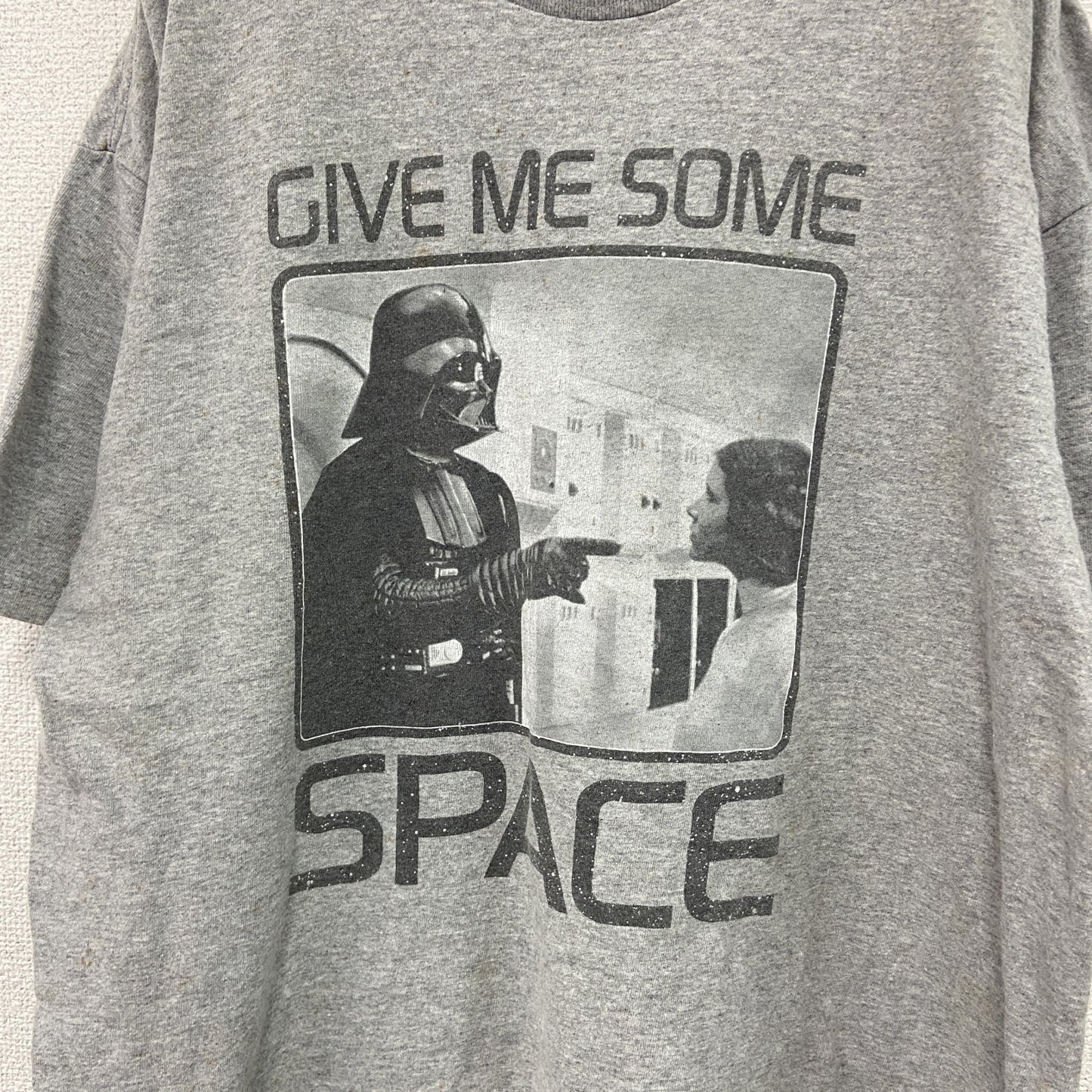 STAR WARS　スターウォーズ　Darth Vader　ダースベイダー　半袖プリントTシャツ　グレー　XLサイズ