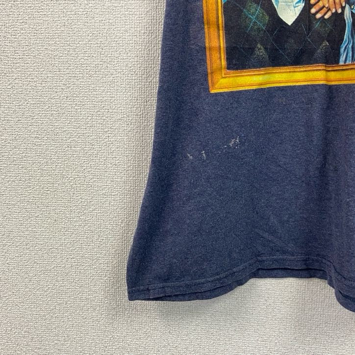 STEP BROTHERS　俺たちステップブラザース　半袖ムービープリントTシャツ　紺色　ネイビー　Lサイズ