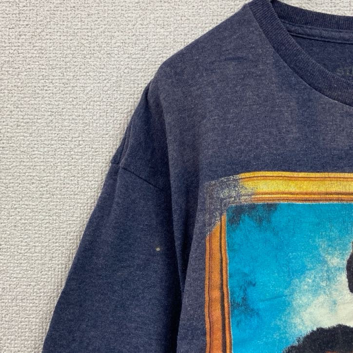 STEP BROTHERS　俺たちステップブラザース　半袖ムービープリントTシャツ　紺色　ネイビー　Lサイズ