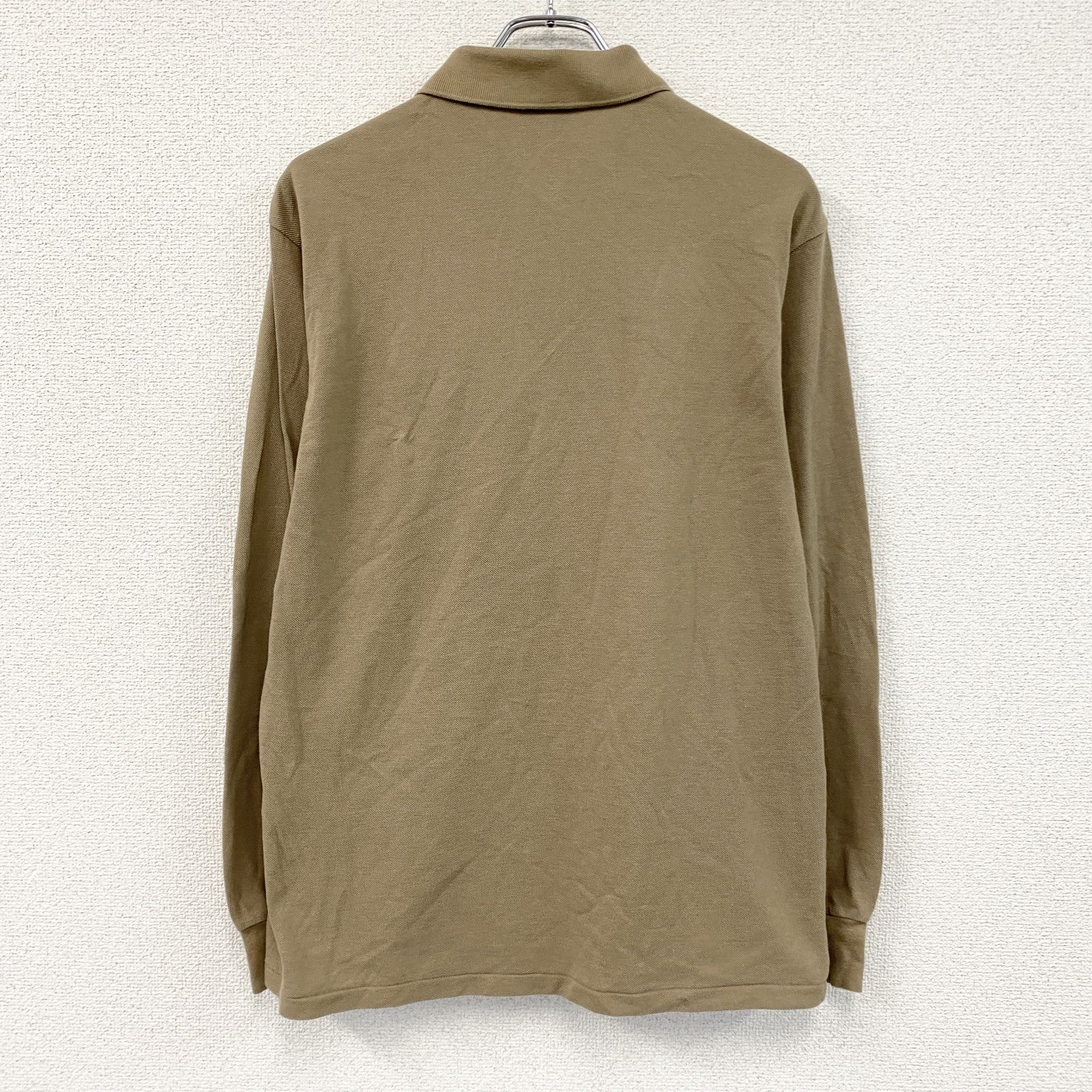 LACOSTE　ラコステ　長袖ポロシャツ　茶色　ブラウン　5サイズ