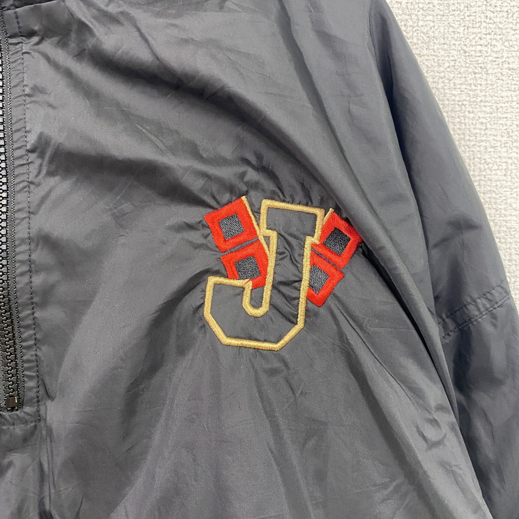 Charles River　チャーリーズリバー　アノラックパーカー　刺繍ロゴ　黒　ブラック　Lサイズ
