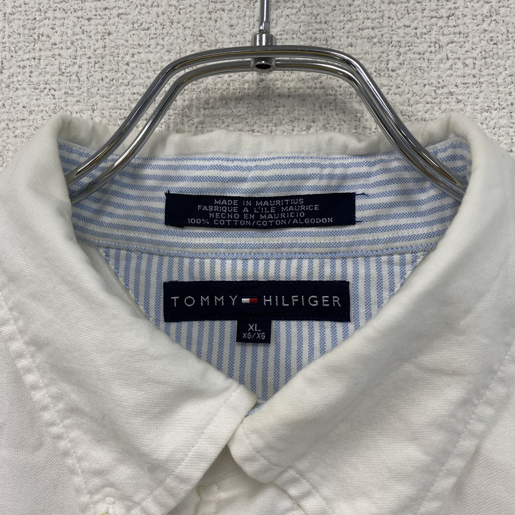 TOMMY HILFIGER　トミーヒルフィガー　長袖ボタンダウンシャツ　白　ホワイト　XLサイズ