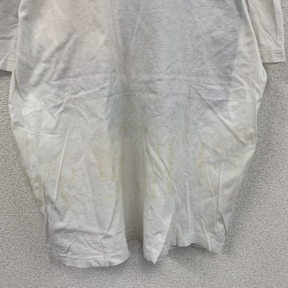 ～90s　NIKE　ナイキ　Air Jordan　半袖Tシャツ　シングルステッチ　スウッシュ　白　ホワイト　Lサイズ