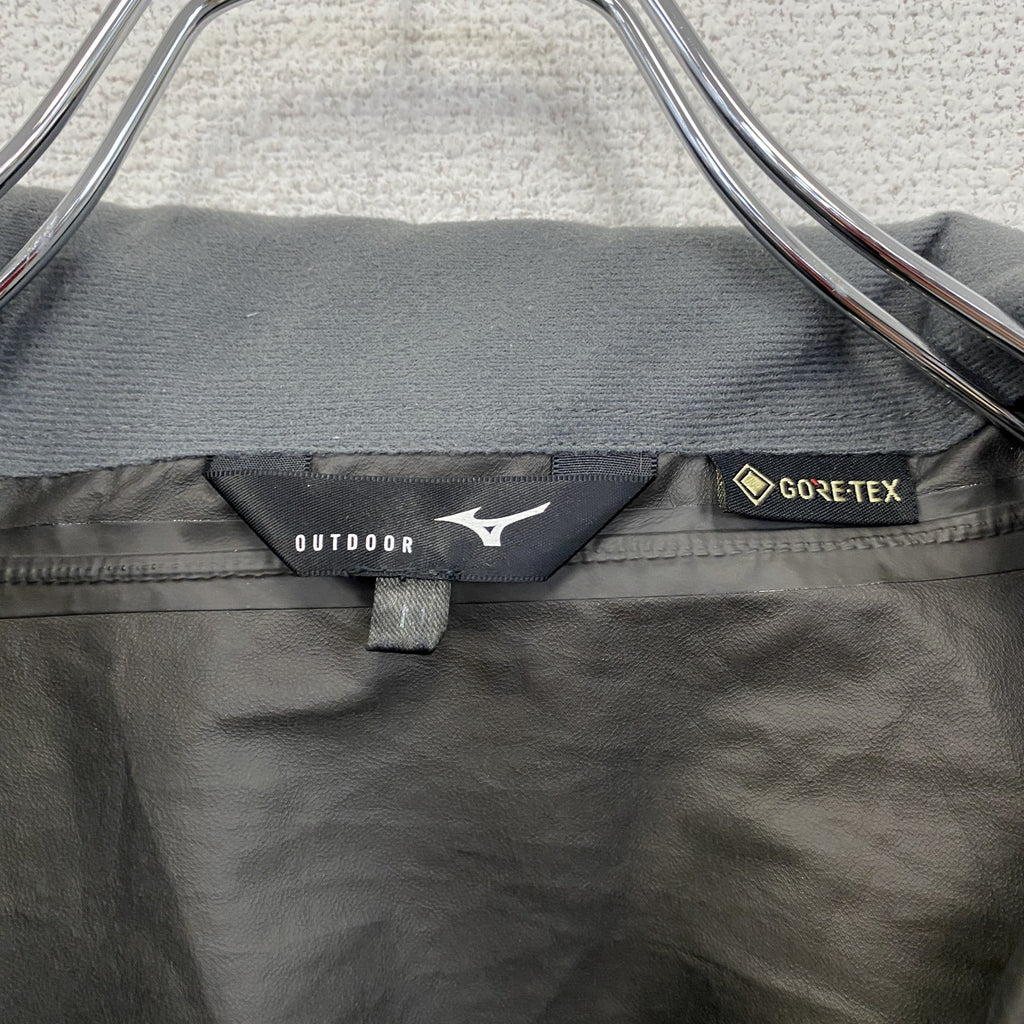 MIZUNO　ミズノ　GORE-TEX　レインジャケット　フルジップジャケット　黒　ブラック　Mサイズ