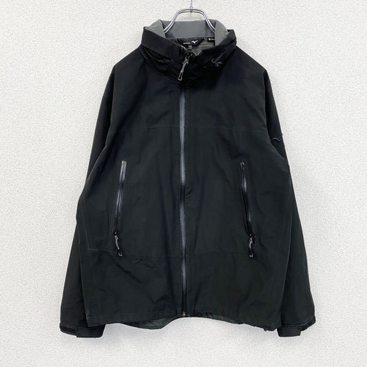 MIZUNO　ミズノ　GORE-TEX　レインジャケット　フルジップジャケット　黒　ブラック　Mサイズ