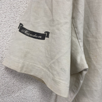 MACADAM　James Brown　ジェームズ ブラウン　半袖シンガープリントTシャツ　白　ホワイト　Lサイズ