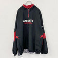 Reebok　リーボック　NFL　ハーフジッププルオーバージャケット　黒　ブラック　XLサイズ