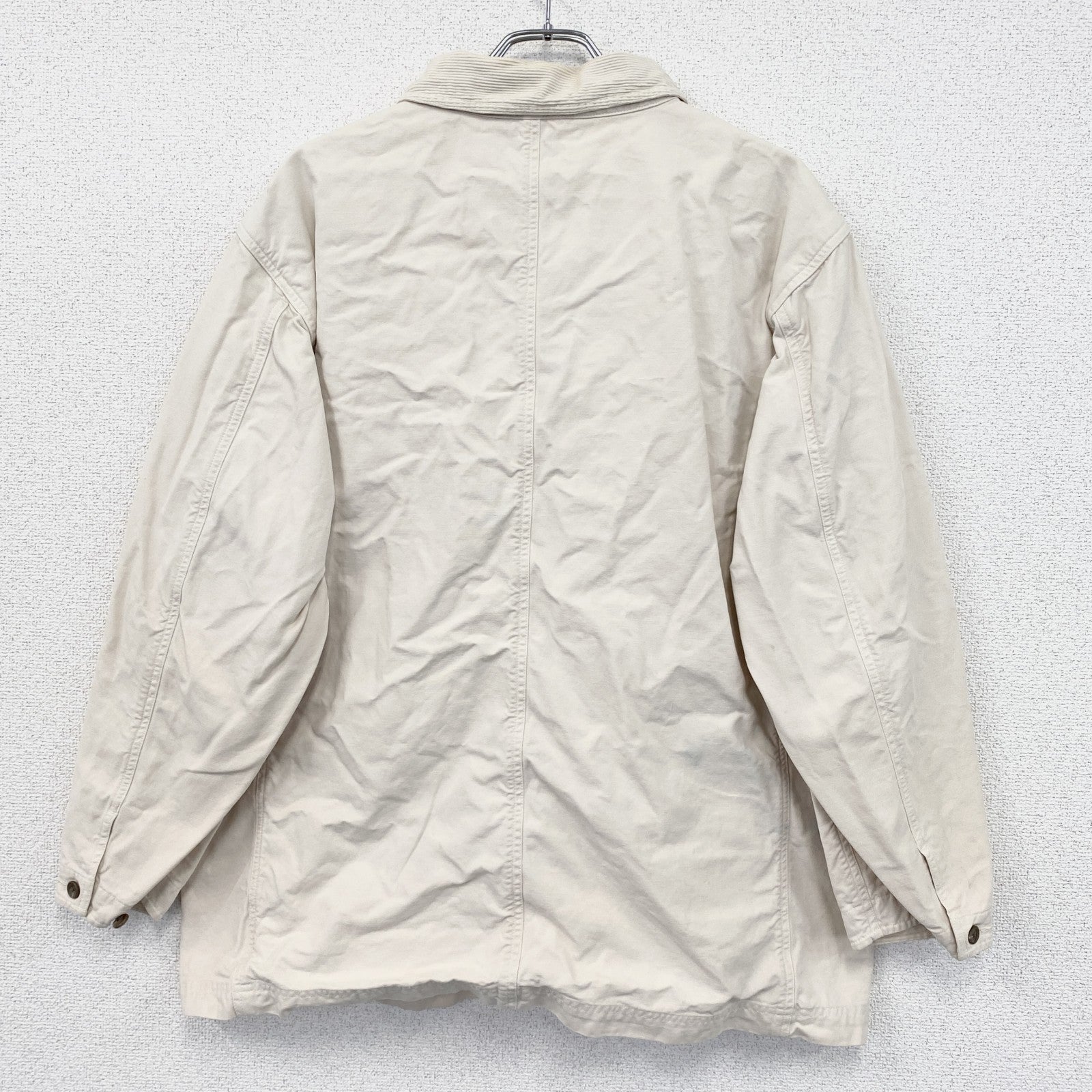 90s　POLO by Ralph Lauren　ラルフローレン　ハンティングジャケット　クリーム色　Lサイズ