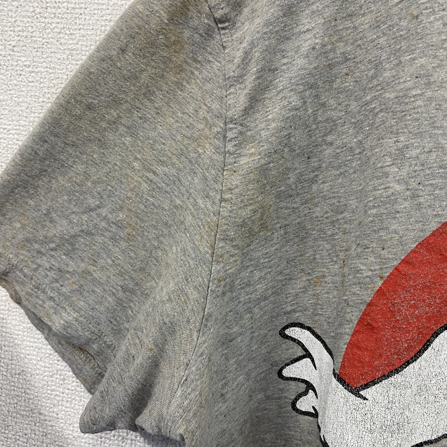 GHOSTBUSTERS　ゴーストバスターズ　半袖プリントTシャツ　ムービーT　キャラクターT　灰色　霜降りグレー