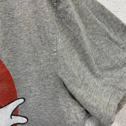 GHOSTBUSTERS　ゴーストバスターズ　半袖プリントTシャツ　ムービーT　キャラクターT　灰色　霜降りグレー