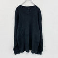 RHC Ron Herman　ロンハーマン　長袖Tシャツ/サーマルロンT　ワッフル　黒　ブラック　Lサイズ