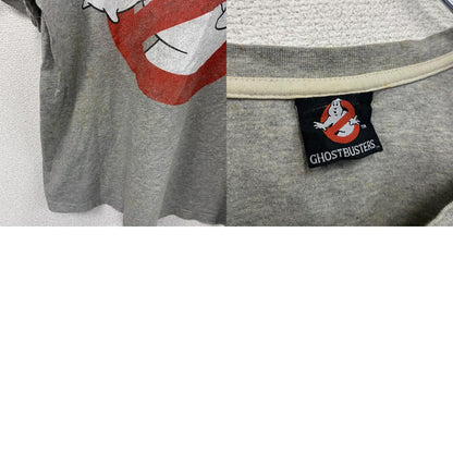 GHOSTBUSTERS　ゴーストバスターズ　半袖プリントTシャツ　ムービーT　キャラクターT　灰色　霜降りグレー