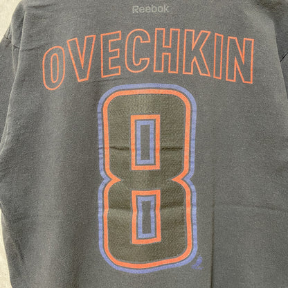 古着 used　Reebok　リーボック　半袖プリントTシャツ　NHL　ホッケー　ワシントンキャピタルズ　ブラック　レトロ