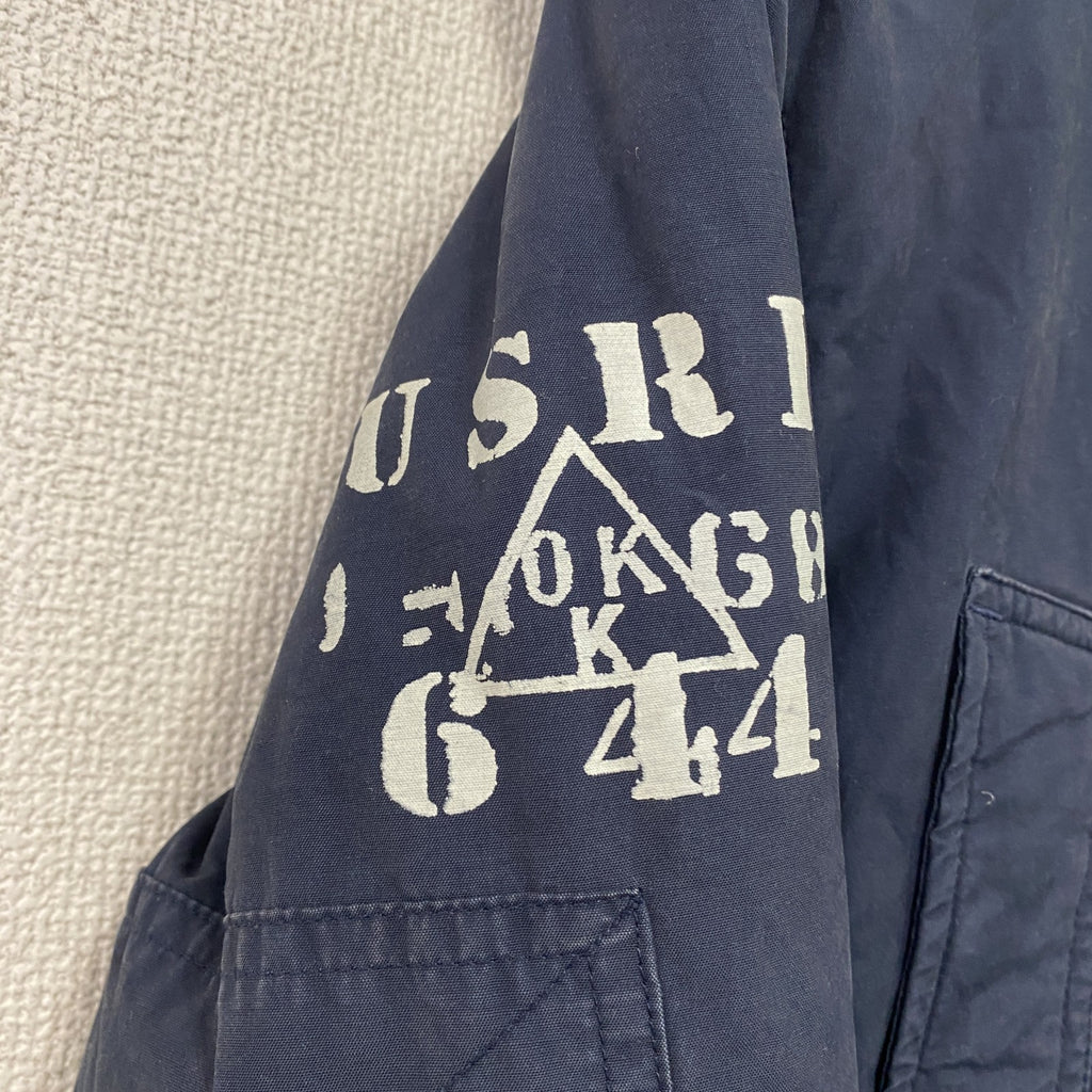 ～00s　Polo by RalphLauren　ラルフローレン　フルジップダウンジャケット　ヴィンテージ　紺　ネイビー　150サイズ