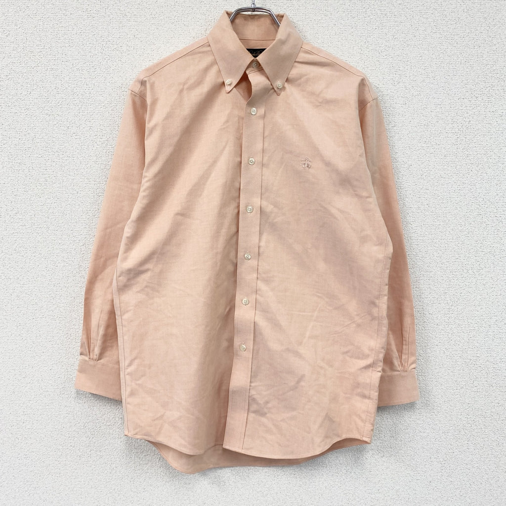Brooks Brothers　ブルックスブラザーズ　長袖ボタンダウンシャツ　サーモンピンク　Sサイズ　