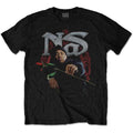 Nas　ナズ　Red Rose　半袖フォトプリントTシャツ　ラップT　オフィシャル　黒　ブラック　Lサイズ【新品・正規品】