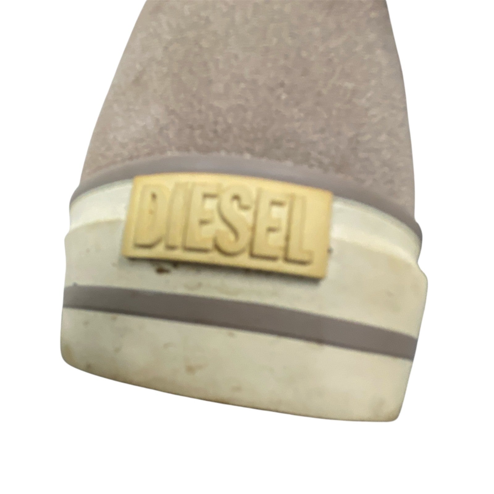 DIESEL　ディーゼル　ハイカットスニーカー　ロングブーツ　フリース　ベージュ　24サイズ