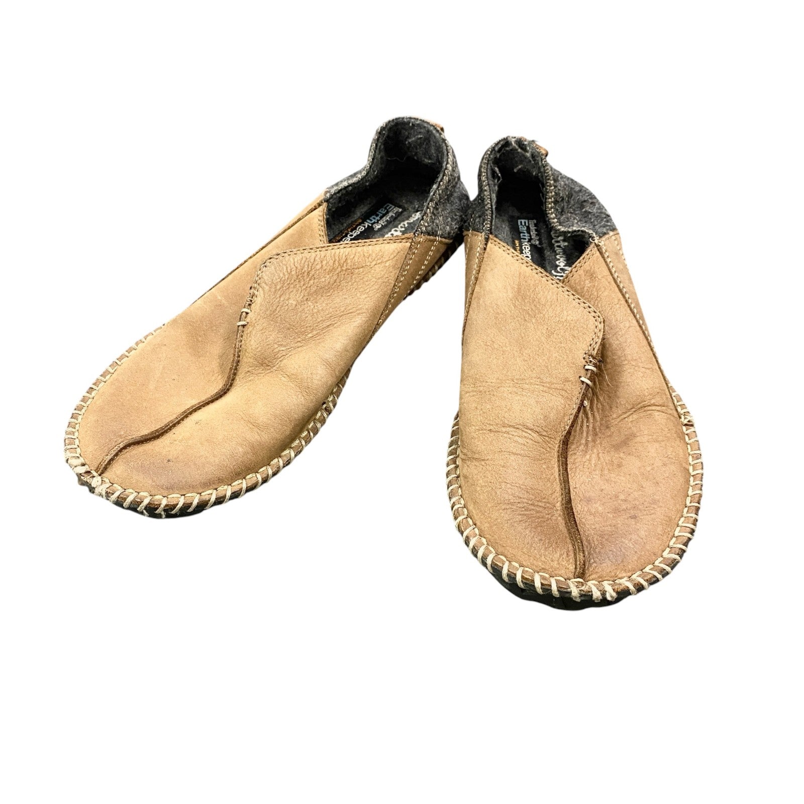 Timberland Earthkeepers ANTIFATIGUE　ティンバーランド　レザースリッポン　キャメル　ベージュ　7Mサイズ