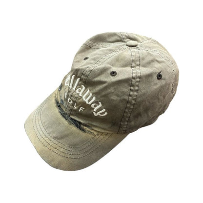 Callaway　キャロウェイ　ベースボールキャップ　ベージュ　Fサイズ
