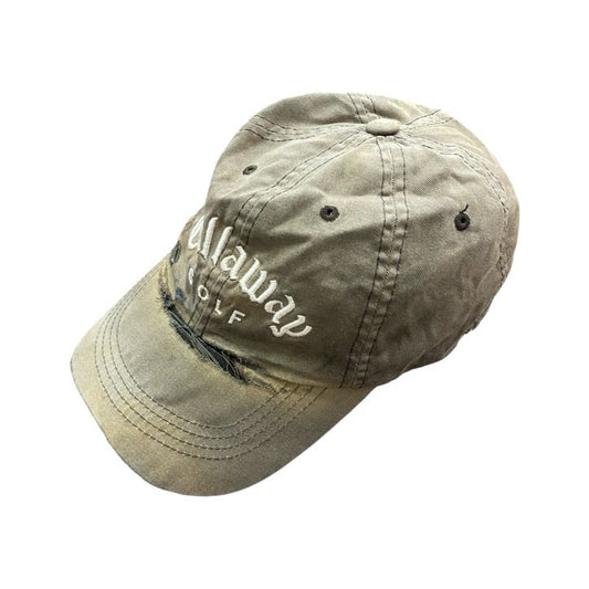 Callaway　キャロウェイ　ベースボールキャップ　ベージュ　Fサイズ