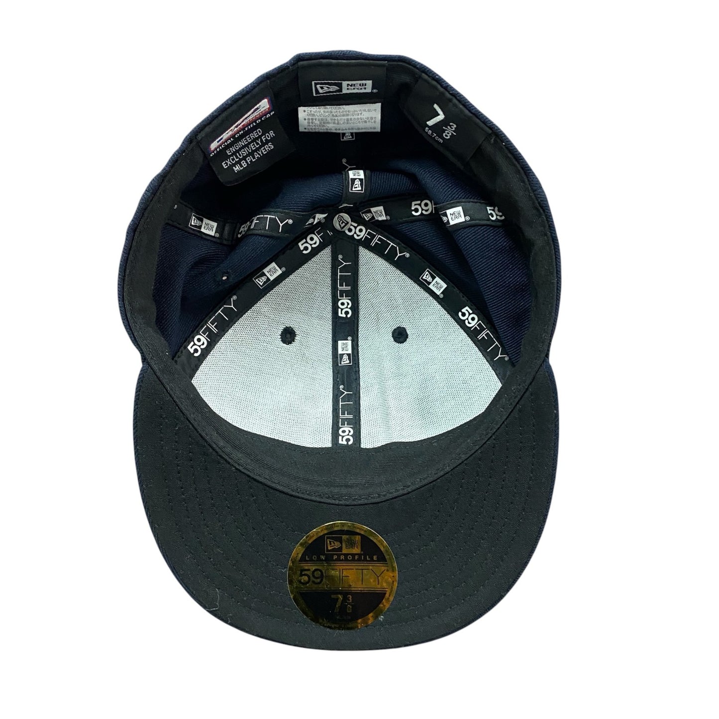 NEW ERA　ニューエラ　MLB　デトロイトタイガース　59FIFTY　6パネルキャップ　ベースボールキャップ　紺　ネイビー
