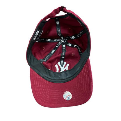 NEW ERA　ニューエラ　ニューヨークヤンキース　9TWENTY　6パネルキャップ　ベースボールキャップ　赤　レッド