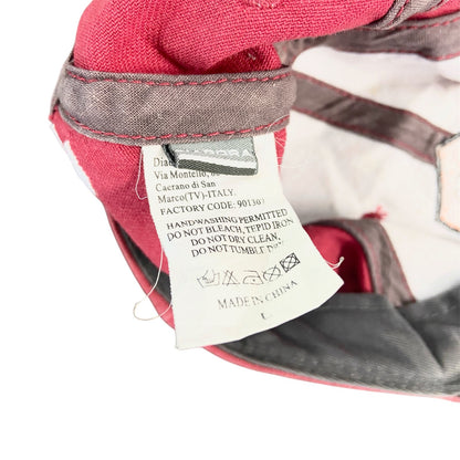 DIADORA　ディアドラ　6パネルキャップ　ベースボールキャップ　赤　レッド